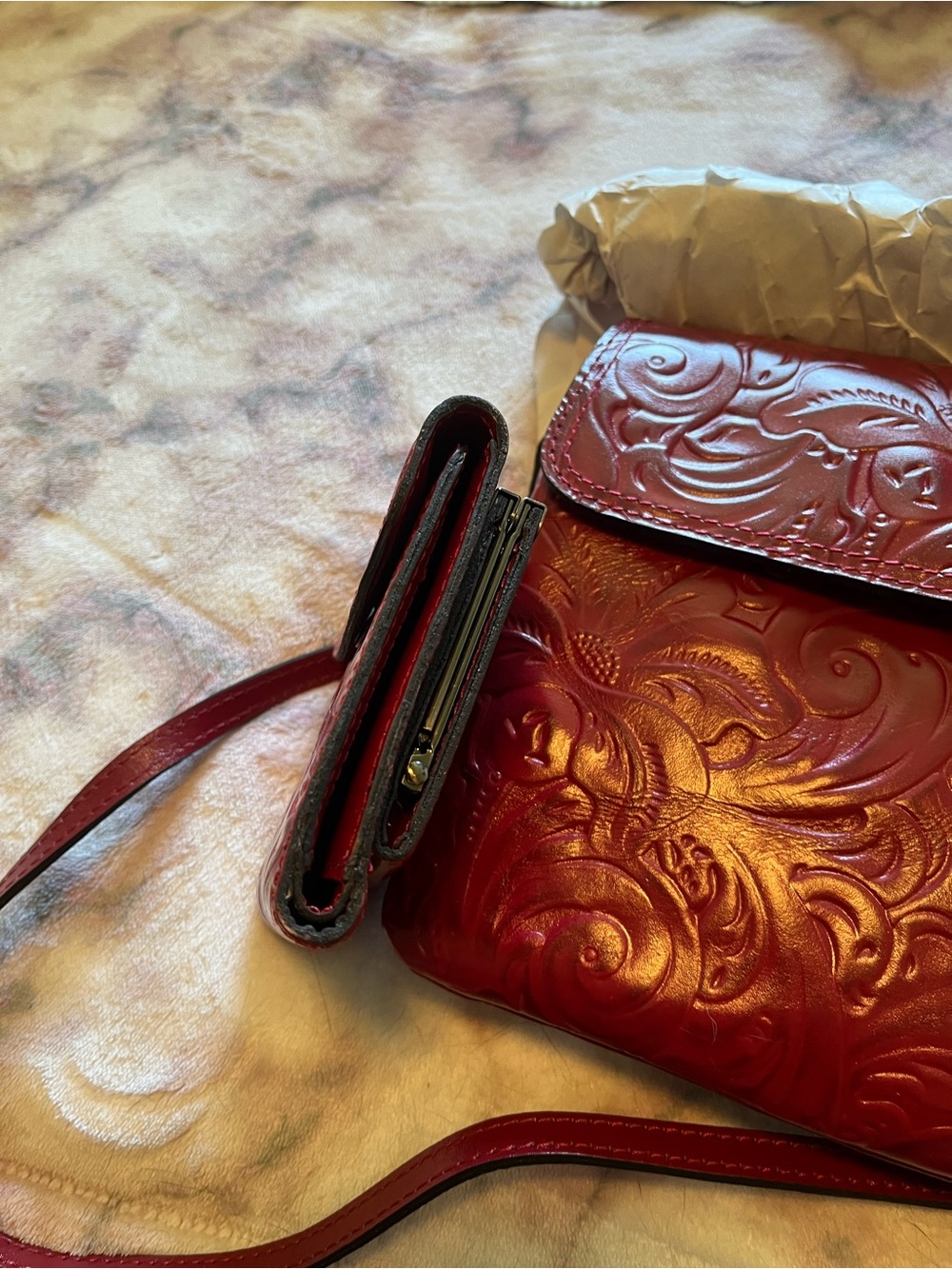 Patricia Nash Balluri Crossbody Bag and Wallet NWT - Picture 7 of 10